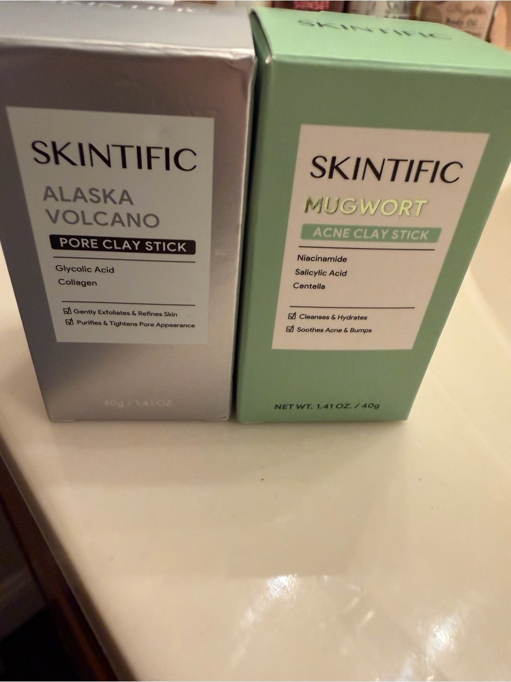 Skintific Mugwort Acne Clay Stick - Green